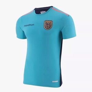 Marathon Authentic Ecuador Team Soccer Training Hidrotec Jersey Men’s Sz: Small